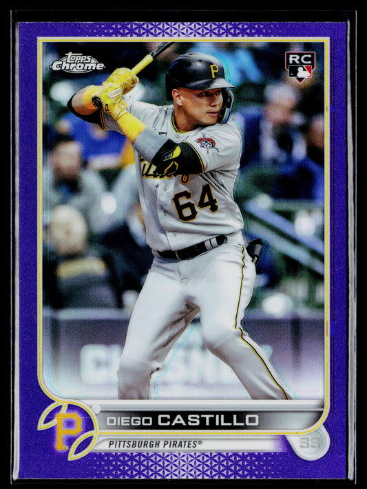 2022 Topps Chrome Update Diego Castillo Purple #USC27