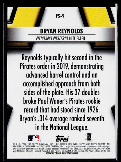2020 Topps Chrome Bryan Reynolds Future Stars #FS-9