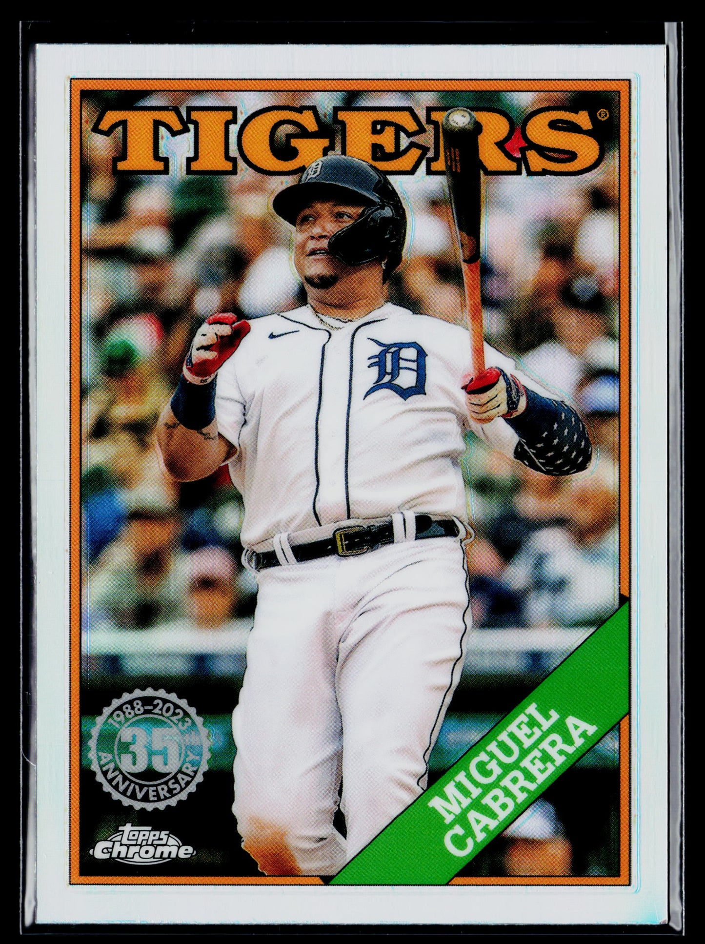 2023 Topps Chrome Miguel Cabrera 1988 Topps Baseball 35th Anniversary #88BC-4