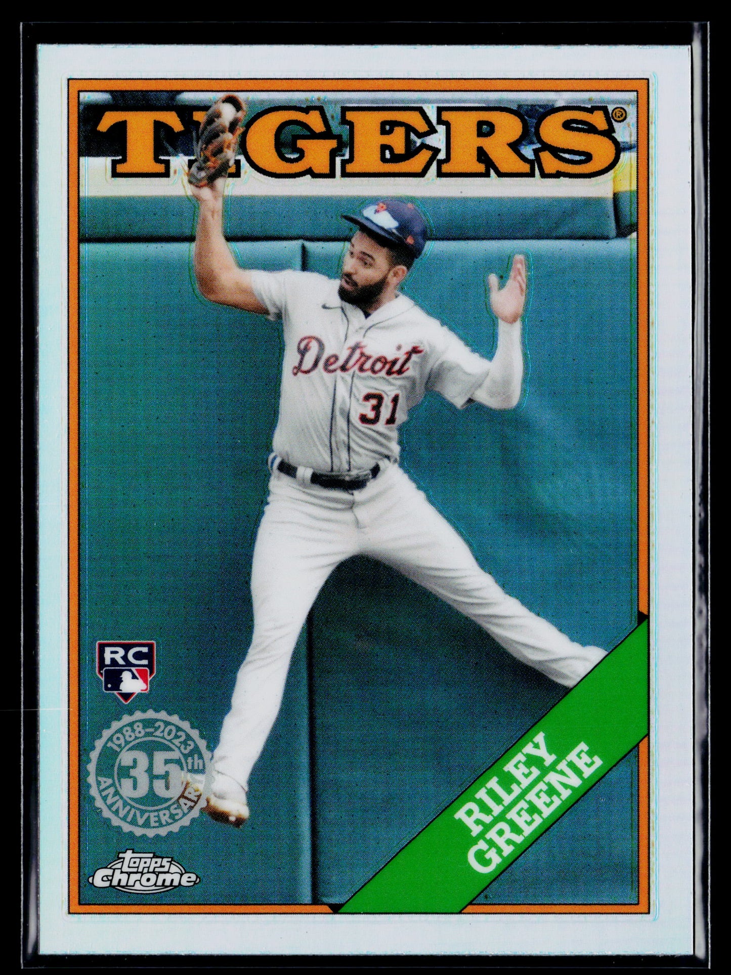 2023 Topps Chrome Riley Greene 1988 Topps Baseball 35th Anniversary #88BC-5
