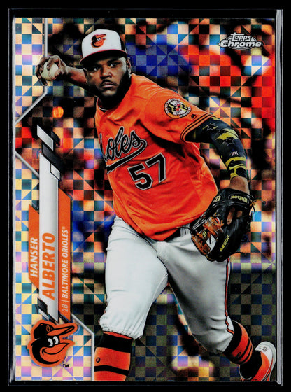 2020 Topps Chrome Hanser Alberto X-Fractor Refractor #79