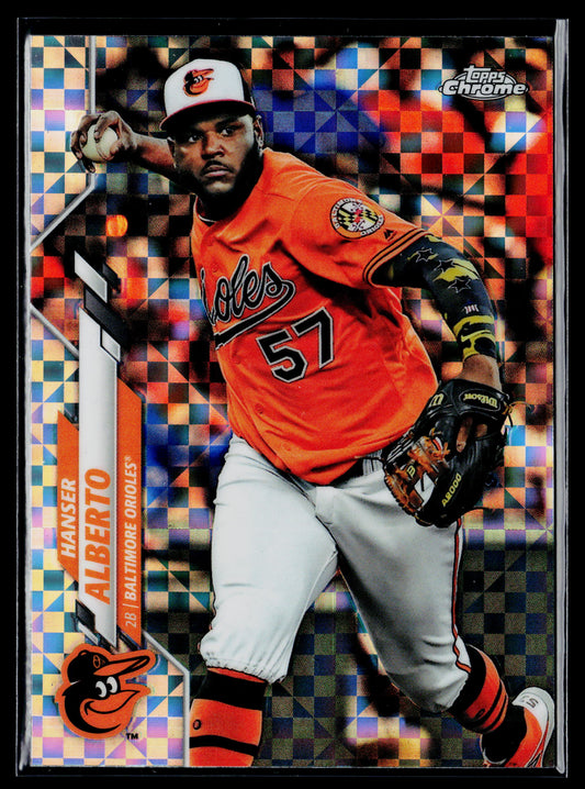 2020 Topps Chrome Hanser Alberto X-Fractor Refractor #79