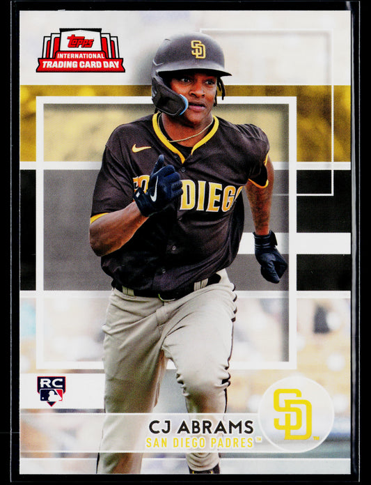 2022 Topps International Trading Card Day CJ Abrams #NTCD-23