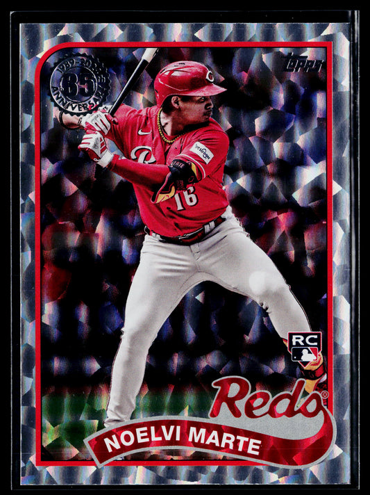 2024 Noelvi Marte 1989 Topps Baseball 35th Anniversary Foil (Series Two) #89B2-3