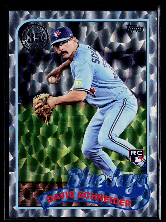 2024 Davis Schneider 1989 Topps 35th Anniversary Foil (Series Two) #89B2-33