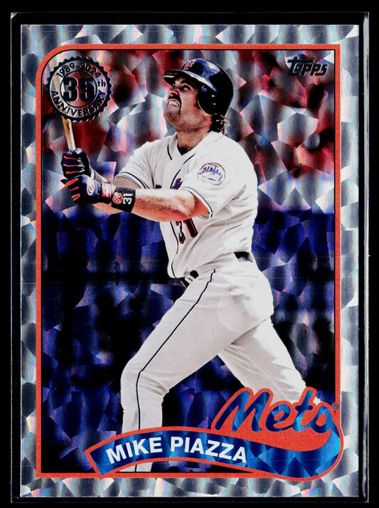 2024 Mike Piazza 1989 Topps 35th Anniversary Foil (Series Two) #89B2-43
