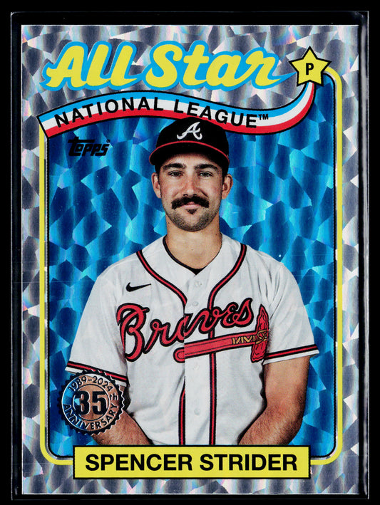 2024 Spencer Strider 1989 Topps 35th Anniversary All-Stars Foil #89ASB-15