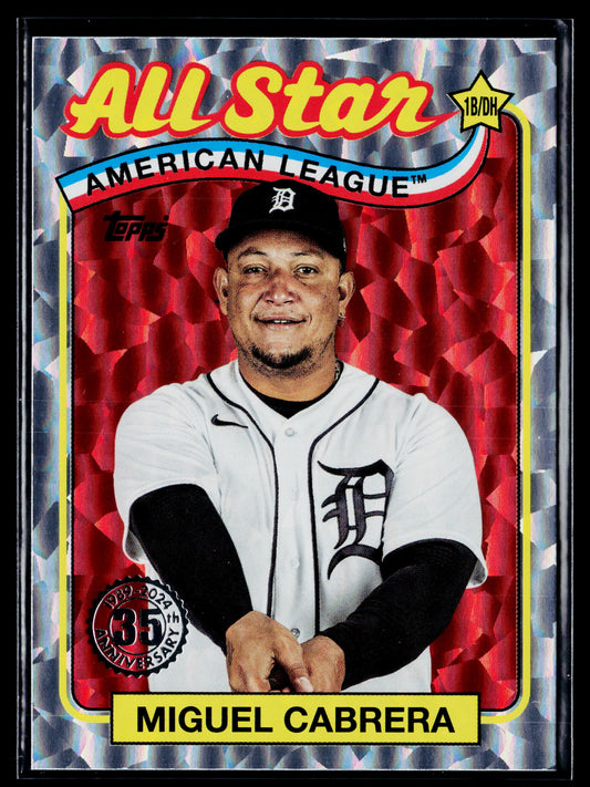 2024 Miguel Cabrera 1989 Topps 35th Anniversary All-Stars Foil #89ASB-30