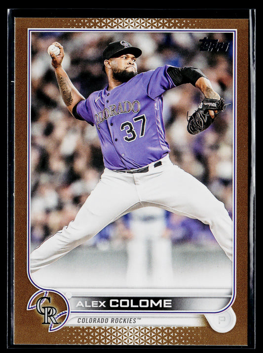 2022 Topps Update Alex Colome Gold #/2022 #US325