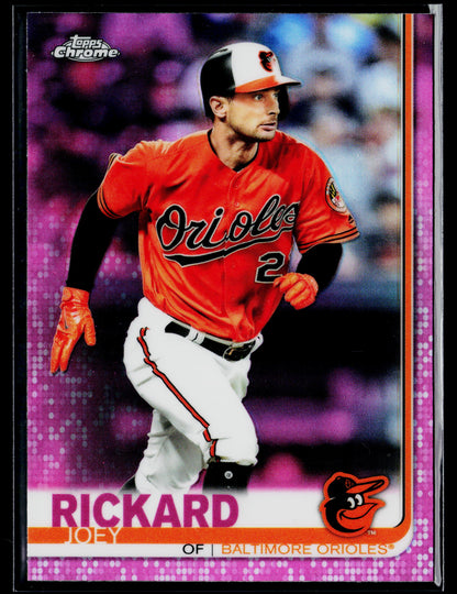 2019 Topps Chrome Joey Rickard Pink Refractor #60