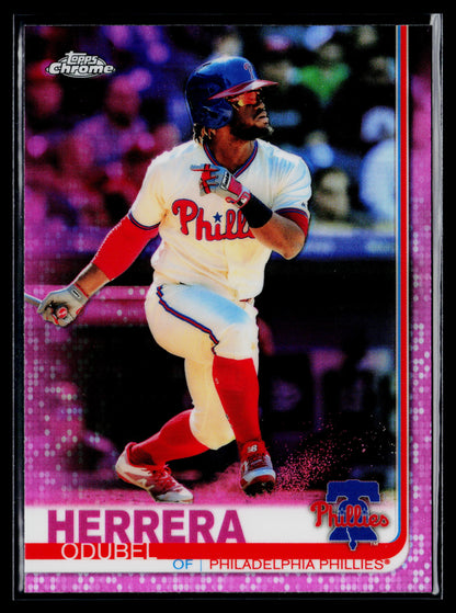 2019 Topps Chrome Odubel Herrera Pink Refractor #103