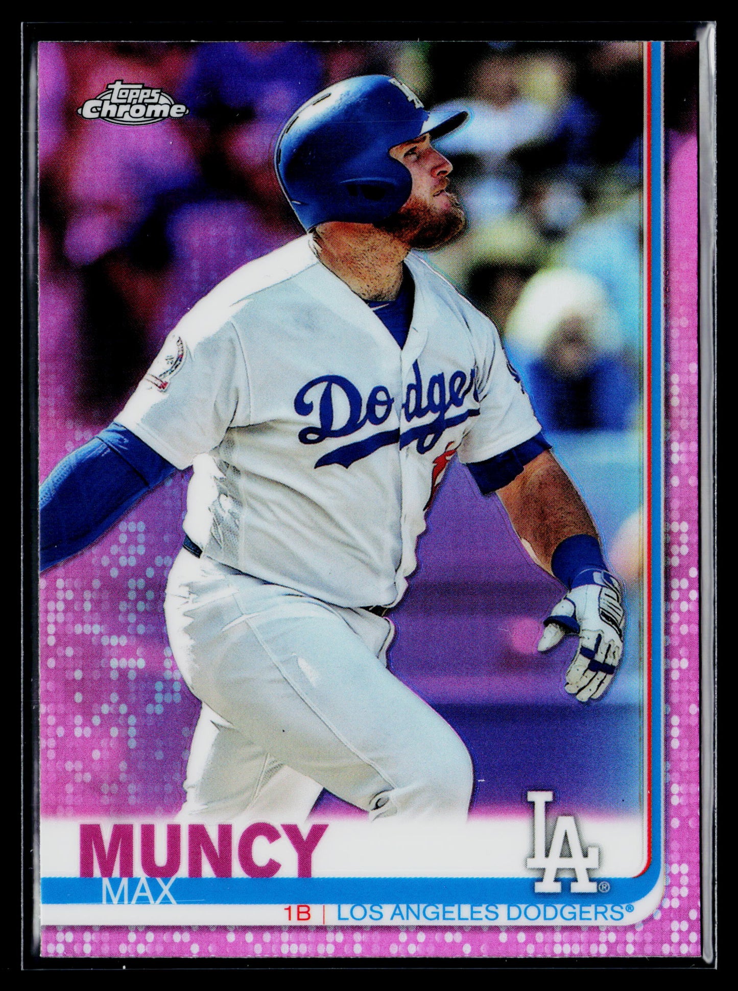 2019 Topps Chrome Max Muncy Pink Refractor #32