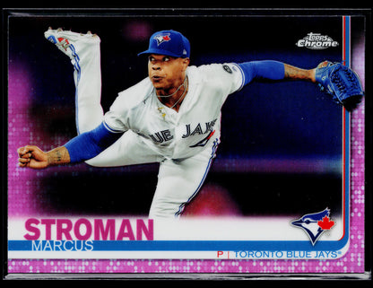 2019 Topps Chrome Marcus Stroman Pink Refractor #128