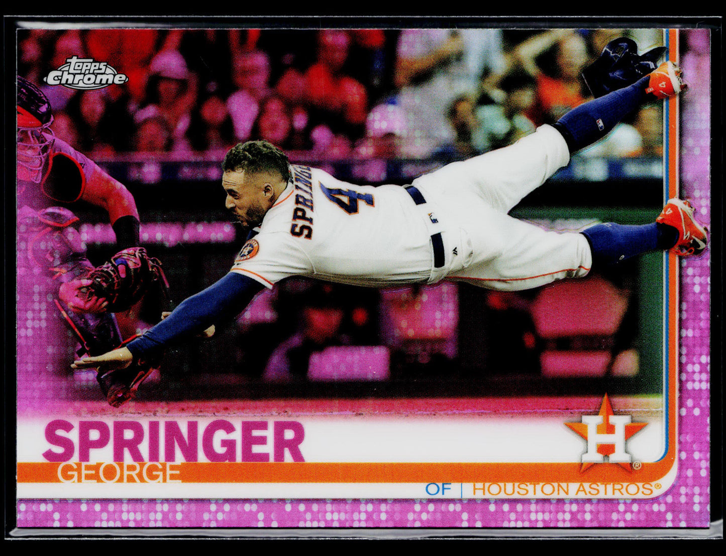 2019 Topps Chrome George Springer Pink Refractor #42
