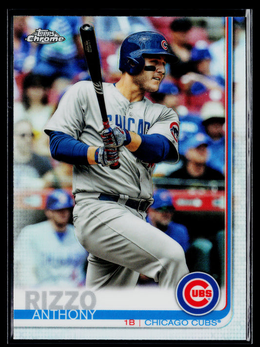 2019 Topps Chrome Anthony Rizzo Refractor #130
