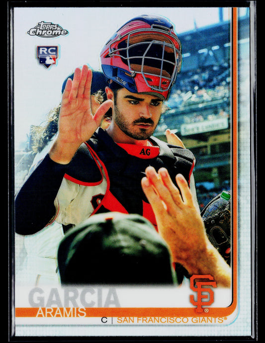 2019 Topps Chrome Aramis Garcia Rookie Refractor #129