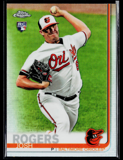 2019 Topps Chrome Josh Rogers Rookie Refractor #121