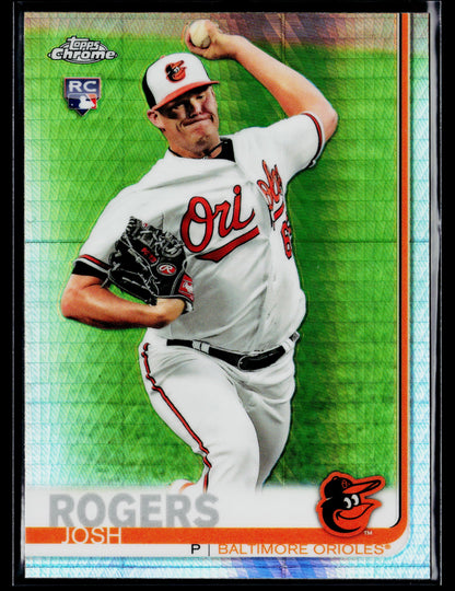 2019 Topps Chrome Josh Rogers Rookie Prism Refractor #121
