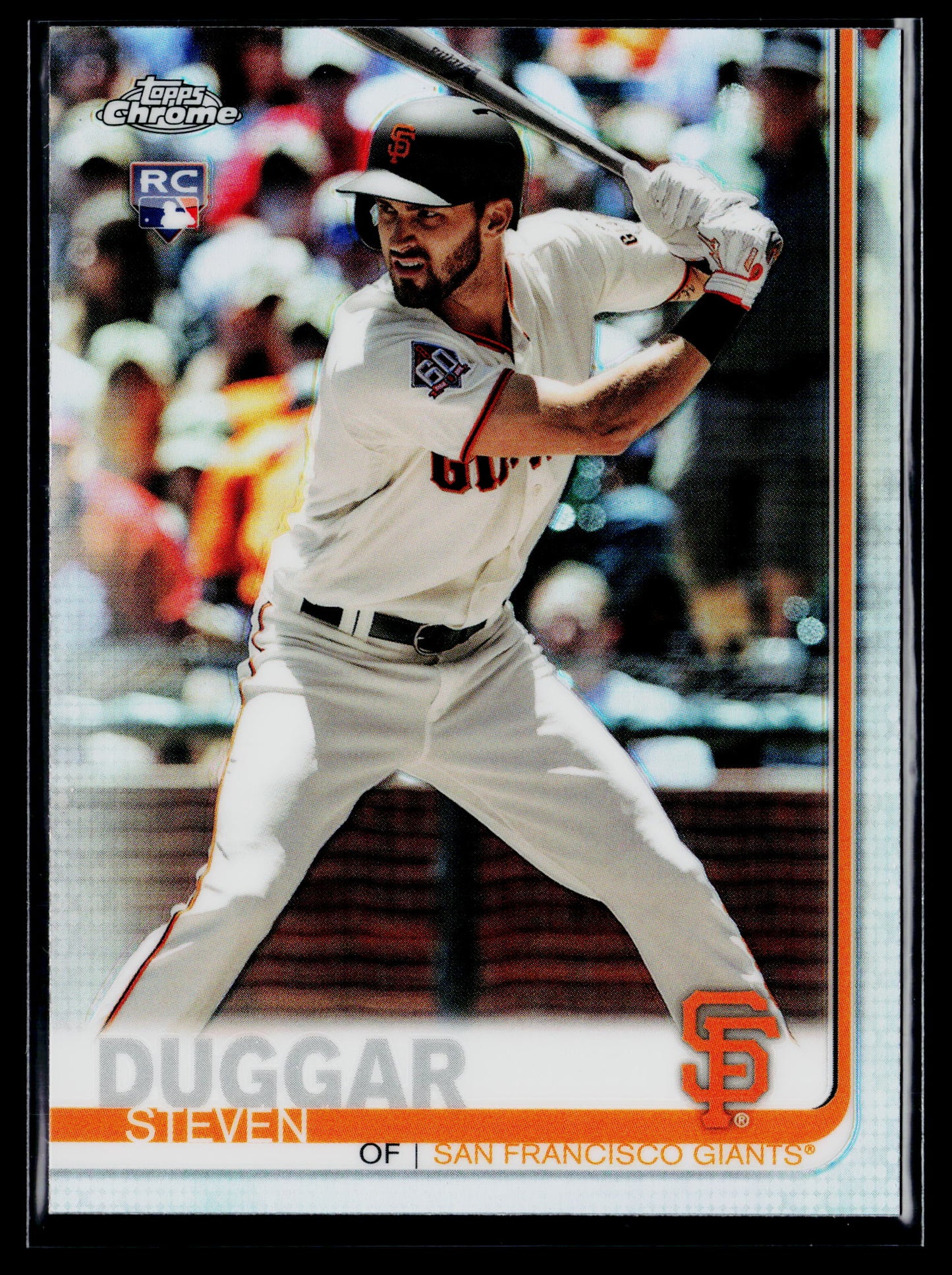 2019 Topps Chrome Steven Duggar Rookie Refractor #150