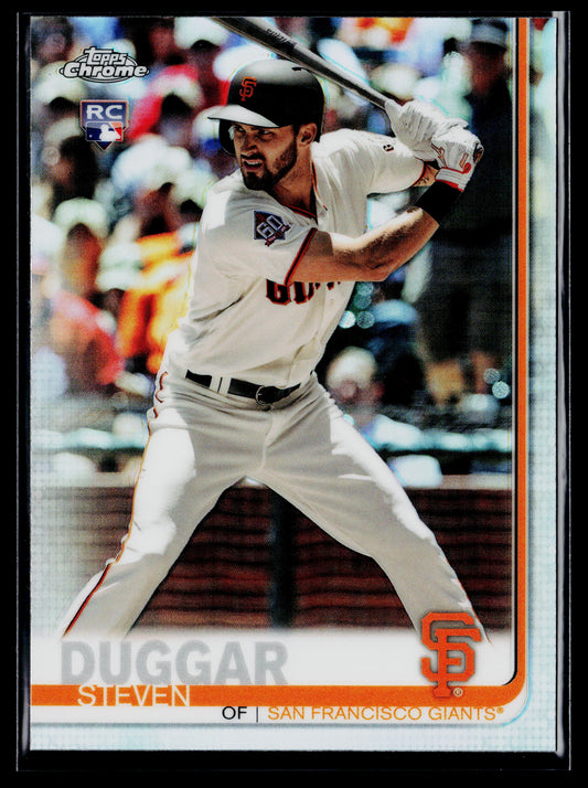 2019 Topps Chrome Steven Duggar Rookie Refractor #150