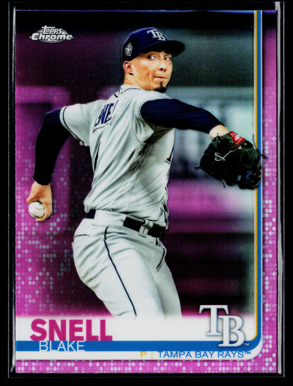 2019 Topps Chrome Blake Snell Pink Refractor #76
