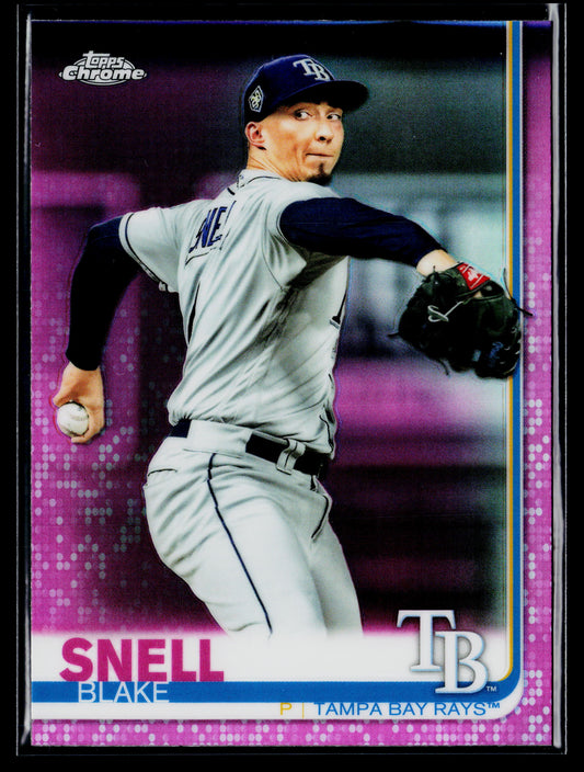 2019 Topps Chrome Blake Snell Pink Refractor #76