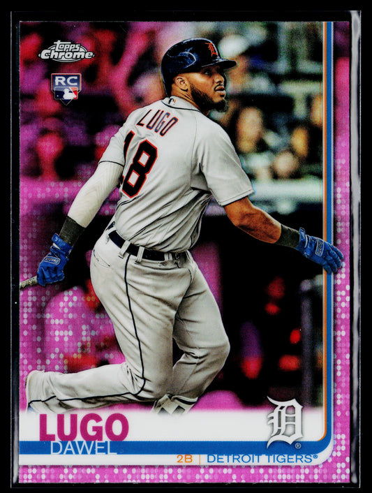 2019 Topps Chrome Dawel Lugo Rookie Pink Refractor #172