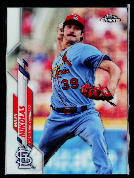 2020 Topps Chrome Miles Mikolas Refractor #180