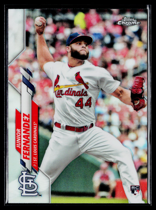 2020 Topps Chrome Junior Fernandez Rookie Refractor #162