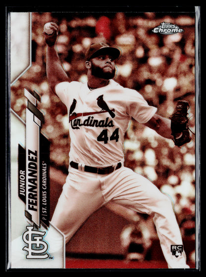 2020 Topps Chrome Junior Fernandez Rookie Sepia Refractor #162