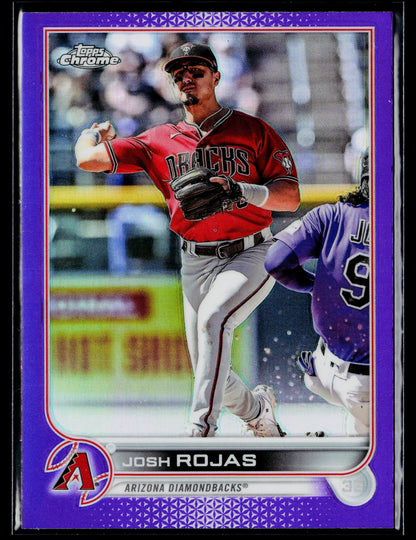 2022 Topps Chrome Update Josh Rojas Purple #USC172