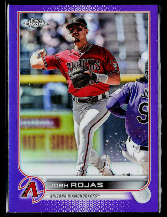 2022 Topps Chrome Update Josh Rojas Purple #USC172