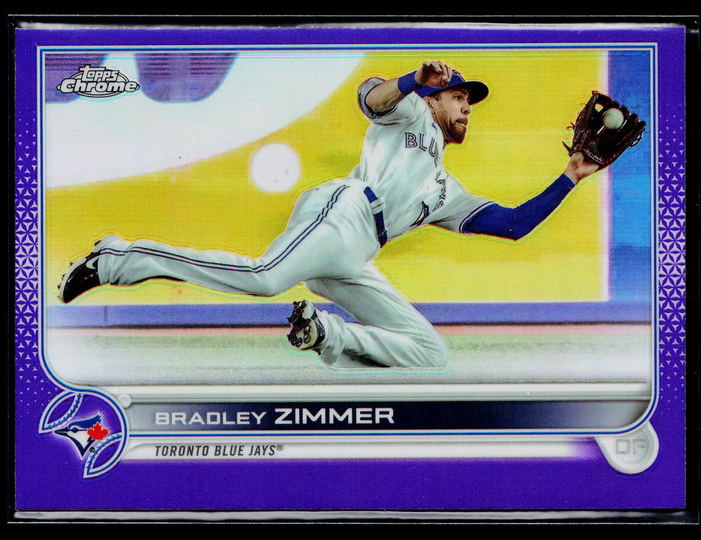 2022 Topps Chrome Update Bradley Zimmer Purple #USC170