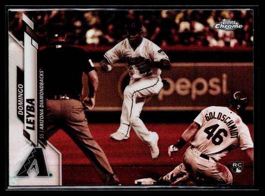 2020 Topps Chrome Domingo Leyba Rookie Sepia Refractor #10