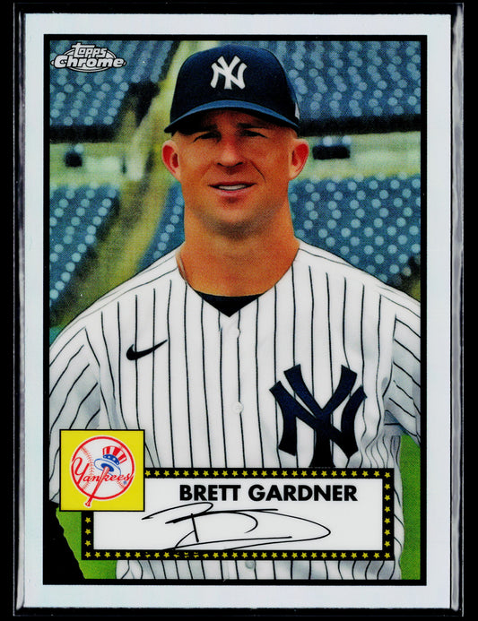 2021 Topps Chrome Platinum Anniversary Brett Gardner Refractor #467