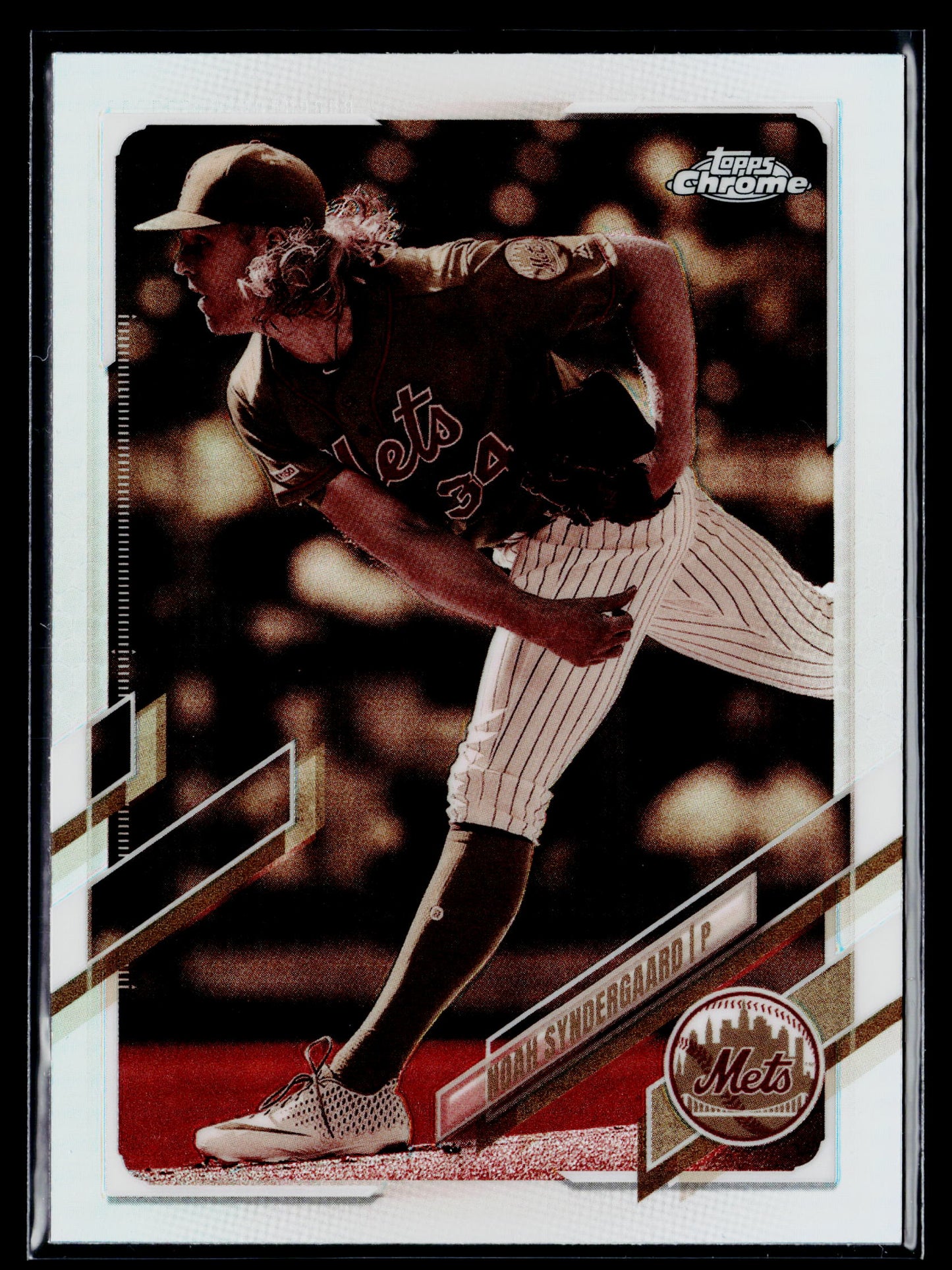 2021 Topps Chrome Noah Syndergaard Sepia Refractor #35