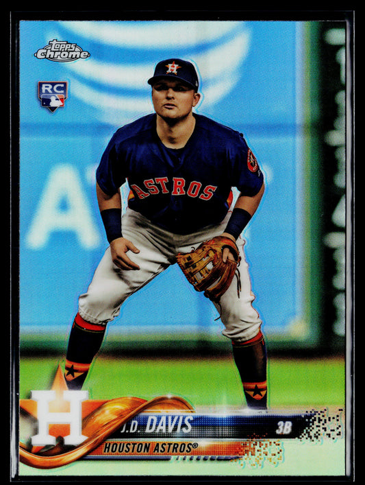 2018 Topps Chrome J.D. Davis Rookie Refractor #177