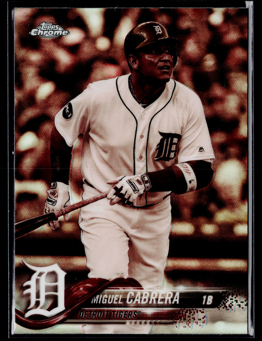 2018 Topps Chrome Miguel Cabrera Sepia Refractor #26