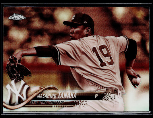 2018 Topps Chrome Masahiro Tanaka Sepia Refractor #10