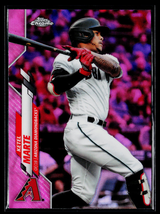 2020 Topps Chrome Ketel Marte Pink Refractor #151