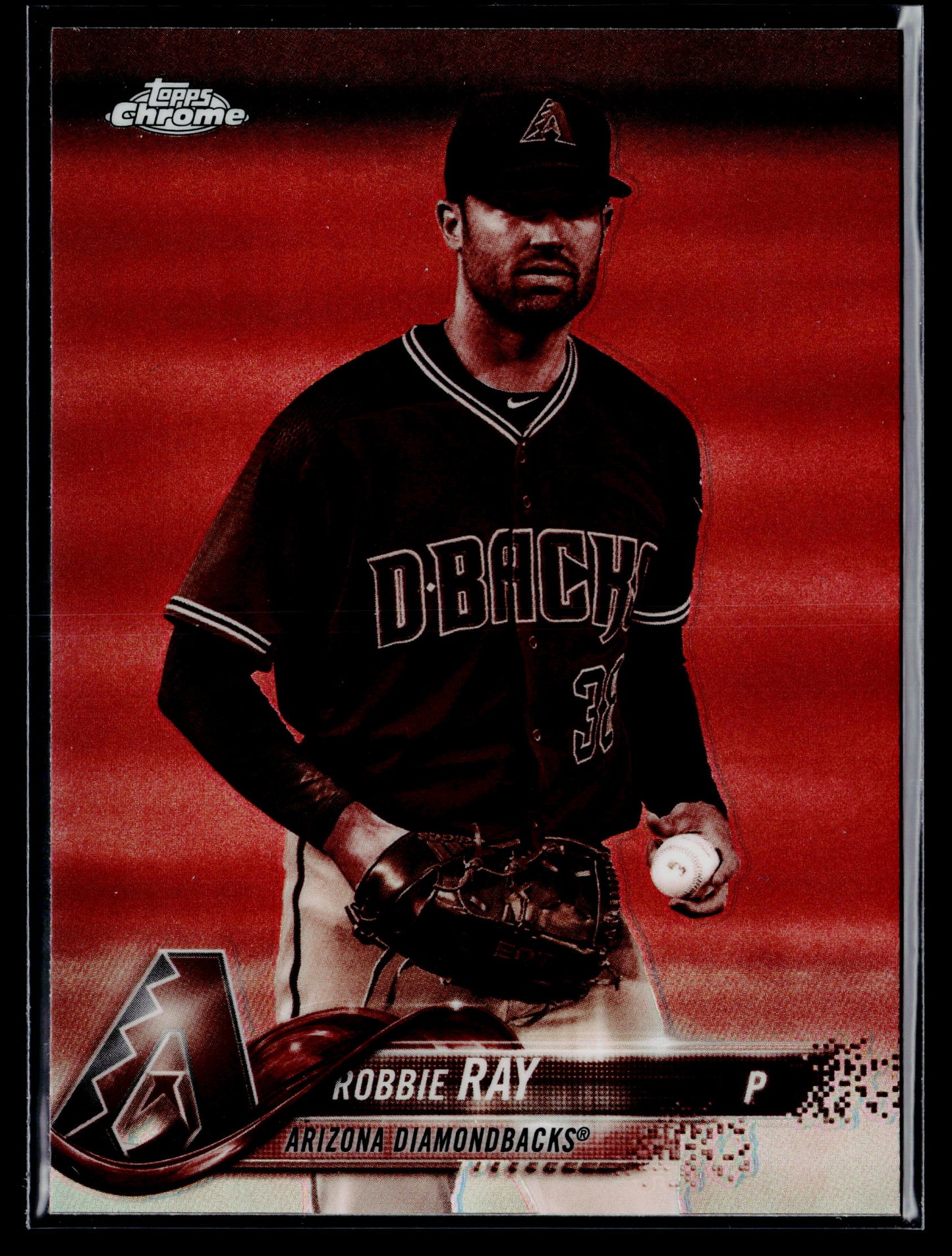 2018 Topps Chrome Robbie Ray Sepia Refractor #129