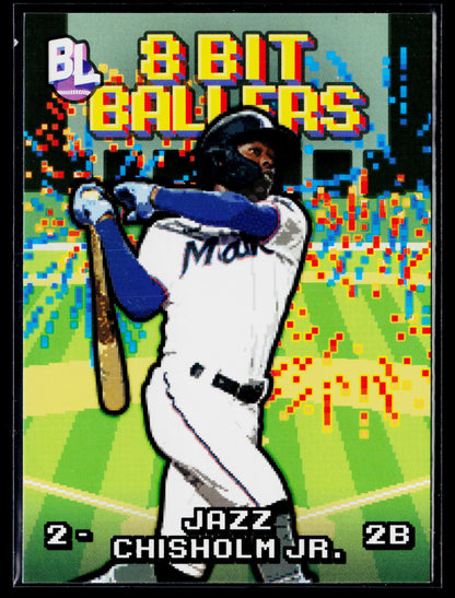 2023 Topps Big League Jazz Chisholm Jr. 8 Bit Ballers #8B-12