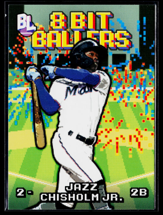 2023 Topps Big League Jazz Chisholm Jr. 8 Bit Ballers #8B-12