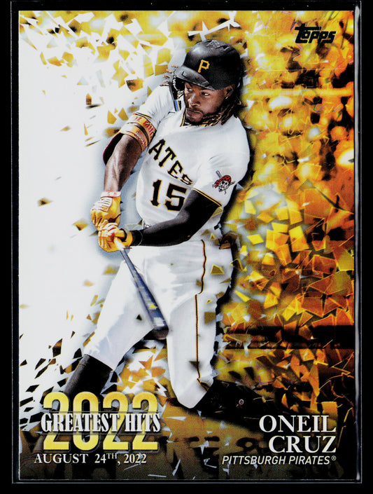 2023 Topps Oneil Cruz 2022 Greatest Hits #22GH-6