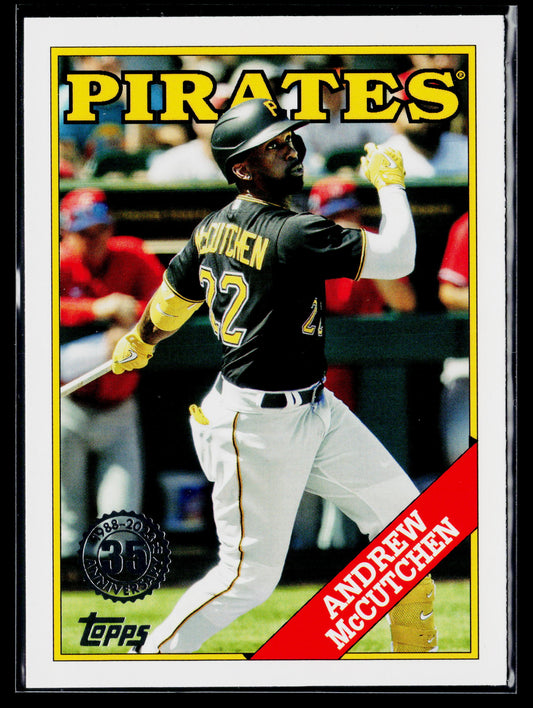 2023 Topps Update Andrew McCutchen 1988 Topps Baseball 35th Anniversary #88US-40