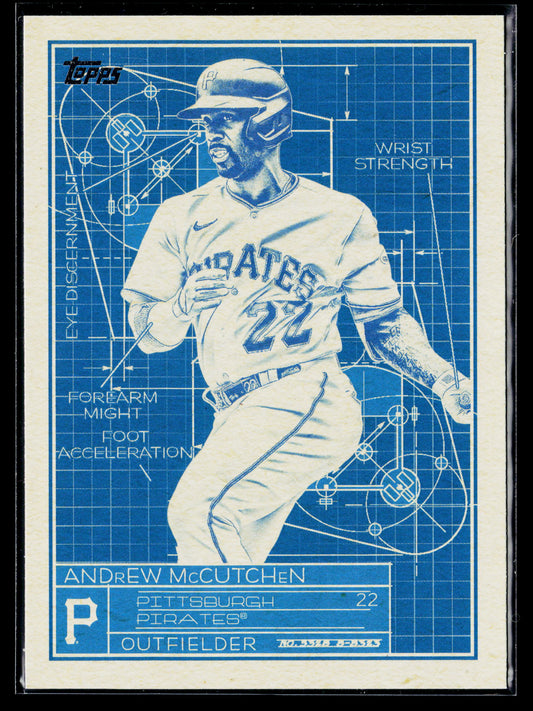 2024 Topps Andrew McCutchen Superstar Blueprint Blue #SB-22
