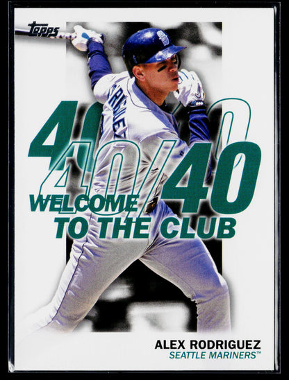 2023 Topps Alex Rodriguez Welcome to the Club #WC-4