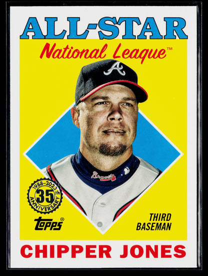 2023 Topps Chipper Jones 1988 Topps Baseball 35th Anniversary All-Stars #88AS-5