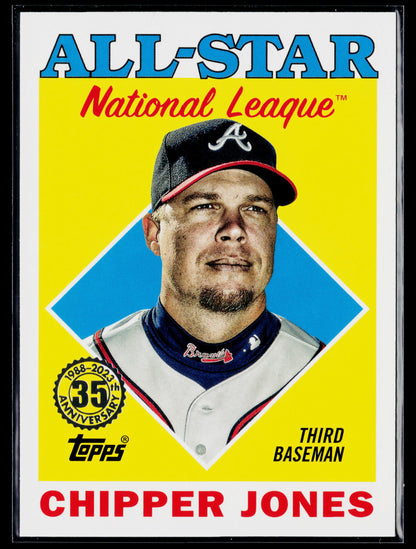2023 Topps Chipper Jones 1988 Topps Baseball 35th Anniversary All-Stars #88AS-5