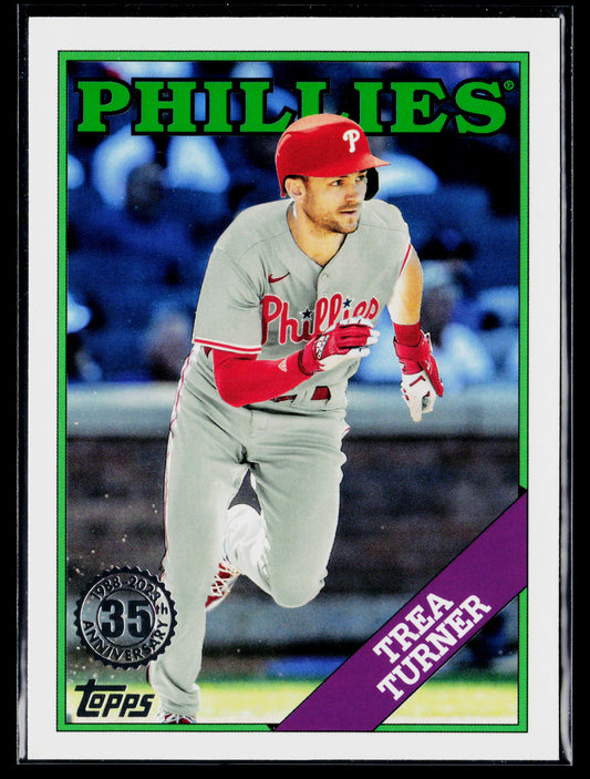 2023 Trea Turner 1988 Topps Baseball 35th Anniversary (Series Two) #2T88-44